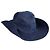 Cappello Panama Miu Miu blu navy cotone - vista 3