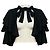 Paule Ka Cropped Wollstrick-Cardigan in Anthrazitgrau