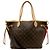 Louis Vuitton Monogram / Pink Reversible Bandouliere MM Tote Marrone