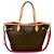 Louis Vuitton Monogram / Pink Reversible Bandouliere MM Tote Marrone - vista 10
