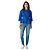 Top Marni in jacquard pied-de-poule blu a maniche tre quarti - vista 6