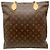 Louis Vuitton 2020 Carry It Monogram Tote Marrone - vista 3