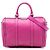Borsa Boston Joy Gucci Medium in Microguccissima rosa con rifiniture