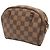 Borsa a tracolla Louis Vuitton Damier Ebene Ipanema Pochette Marrone - vista 2