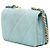 Borsa Chanel Denim 19 Wallet on Chain Blu - vista 2