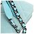 Borsa Chanel Denim 19 Wallet on Chain Blu - vista 8