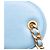 Mini Vanity Case Verticale Chanel in Lambskin Matelassé Blue CC - vista 10