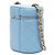 Mini Vanity Case Verticale Chanel in Lambskin Matelassé Blue CC - vista 2