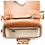 Bamboo Bolsa Satchel Gucci Mini em couro de bezerro marrom com alça de bambu - vista 4