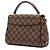 Borsa Louis Vuitton Damier Ebene Croisette Marrone - vista 2