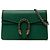 Borsa a tracolla Mini Dionysus Gucci in pelle di vitello verde