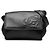 Borsa a tracolla con patta Anagram in pelle nera LOEWE Nero