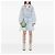 Borsa a sacchetto Mini Hammock in pelle verde LOEWE - vista 6