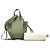 Borsa a sacchetto Mini Hammock in pelle verde LOEWE - vista 7