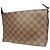 Borsa a tracolla Louis Vuitton Damier Ebene Musette Tango marrone con tracolla lunga - vista 2