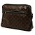 Bolsa Messenger Louis Vuitton Monogram Macassar Torres Castanha Marrom - vista 2