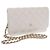 Borsa a tracolla Chanel Classic Caviar Wallet On Chain Bianca Bianco