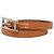 Bracciale Behapi Double Tour in pelle marrone Hermès - vista 2