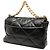 Borsa Chanel 19 Flap Satchel Large in pelle di agnello nera Nero - vista 2