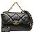 Borsa Chanel 19 Flap Satchel Large in pelle di agnello nera Nero - vista 8