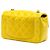 Gelbe Chanel Mini Rectangular Classic Patent Single Flap Crossbody Bag - Ansicht 2
