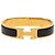 Pulsera Clic H PM estrecha de esmalte negro Hermès