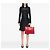 Borsa Prada Large Saffiano Lux Galleria Double Zip Rossa Rosso - vista 11