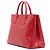 Borsa Prada Large Saffiano Lux Galleria Double Zip Rossa Rosso - vista 2