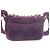 Borsa Satchel Chanel Coconing Single Flap in shearling matelassé Viola Porpora - vista 2