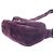 Borsa Satchel Chanel Coconing Single Flap in shearling matelassé Viola Porpora - vista 3