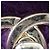 Borsa Satchel Chanel Coconing Single Flap in shearling matelassé Viola Porpora - vista 8