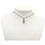 Collana con pendente Mini Maillon Hermès placcata in palladio argentata Argento - vista 6