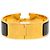 Bracciale Hermès Clic Clac H Largo in Smalto Nero PM - vista 3