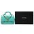 Borsa Chanel Mini Quilted Shiny Lambskin Coco Trip Flap Satchel Blu - vista 7
