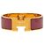 Pulsera Hermès Clic Clac H PM ancha de esmalte rojo Roja