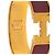Pulsera Hermès Clic Clac H PM ancha de esmalte rojo Roja - vista 4