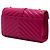 Autre Marque Borsa Busta Saint Laurent Small in pelle di vitello Chevron Monogram Rosa - vista 2
