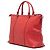 Borsa Satchel Gucci in pelle rossa con ciondolo GG Rosso - vista 2