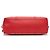 Borsa Satchel Gucci in pelle rossa con ciondolo GG Rosso - vista 3
