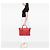 Borsa Satchel Gucci in pelle rossa con ciondolo GG Rosso - vista 9