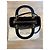 Christian Dior Lady Dior Medium Borsa a Mano in Pelle Nera Nero - vista 4