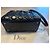 Christian Dior Lady Dior Medium Borsa a Mano in Pelle Nera Nero - vista 5