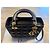 Christian Dior Lady Dior Medium Borsa a Mano in Pelle Nera Nero - vista 8