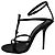 Autre Marque Saint Laurent Cassandra Sandali Vernice Nera 37 Nero