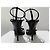 Autre Marque Saint Laurent Cassandra Sandali Vernice Nera 37 Nero - vista 10
