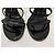 Autre Marque Saint Laurent Cassandra Sandali Vernice Nera 37 Nero - vista 7