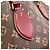 Borsa Louis Vuitton M44348 Flower Zipped Tote MM Bordò Monogramma - vista 9