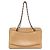 Borsa Tote con catena Chanel in vitello beige - vista 2