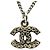 Colar CHANEL Strass 05V Prata