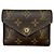 Louis Vuitton Monogram M62472 Portefeuille Victorine Compact Wallet Marrone